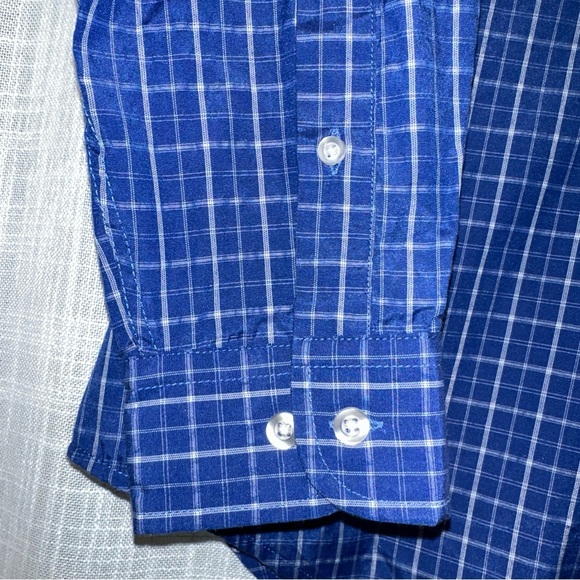 UF Campus Specialties Men Size M Florida Gators Blue LS Plaid Button Up Shirt - Picture 7 of 13